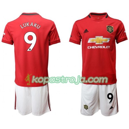 Billiga Fotbollströjor Manchester United Lukaku 9 Barn Hemma tröja 2019/20 Kortärmad
